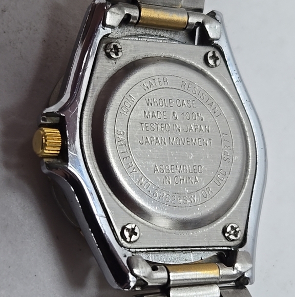 Womens Vintage Sharper Image Nautical 12 Flag Watch Rotating Bezel New Battery - Picture 10 of 10